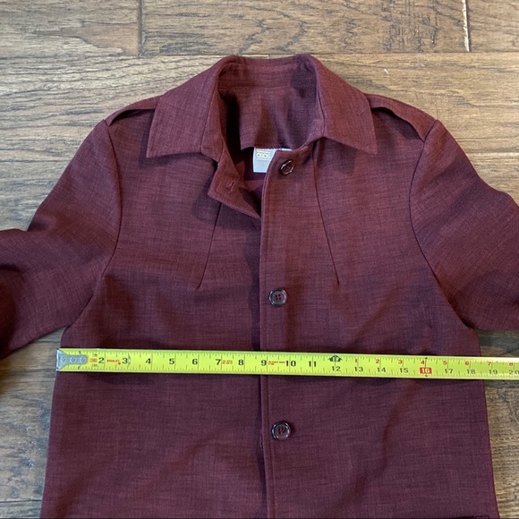 Burgundy ASOS Duster Jacket - Picture 4 of 4